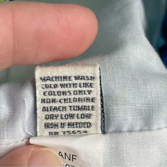 Abercrombie & Fitch Mini Skirt Women's Large Blue Floral Flare Lined Y2K - Picture 6 of 9